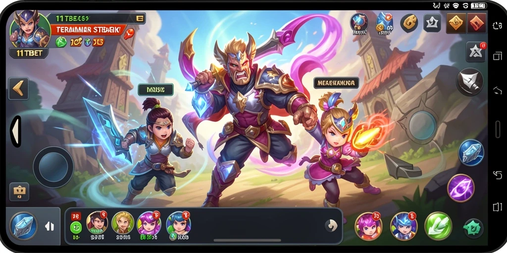 Screenshot utama 11TBET menampilkan momen mendebarkan dalam gameplay SLG.