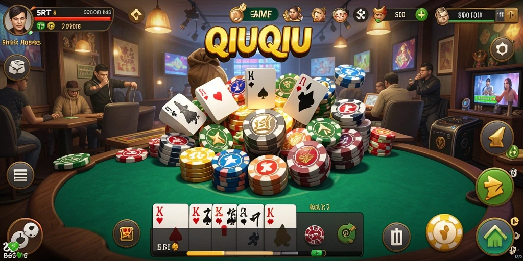 Screenshot gameplay 5RT menampilkan aksi seru di dunia QiuQiu.