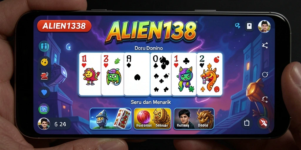 Tampilan screenshot permainan Domino yang seru dan interaktif.