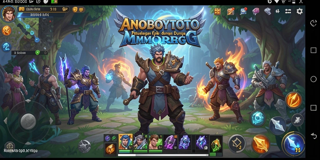Tangkapan layar menarik dari gameplay ANOBOYTOTO dalam petualangan MMORPG.