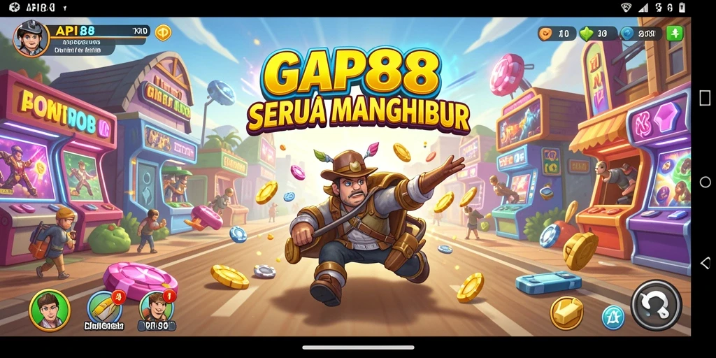 Tampilan gameplay seru dan penuh warna dari API88.