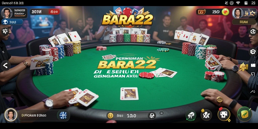 Tampilan grafis menakjubkan dari gameplay BARA22.