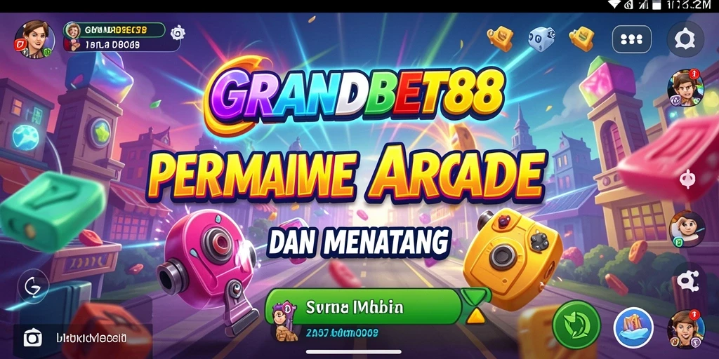 Screenshot gameplay <strong>GRANDBET88</strong> dengan karakter yang sedang beraksi.