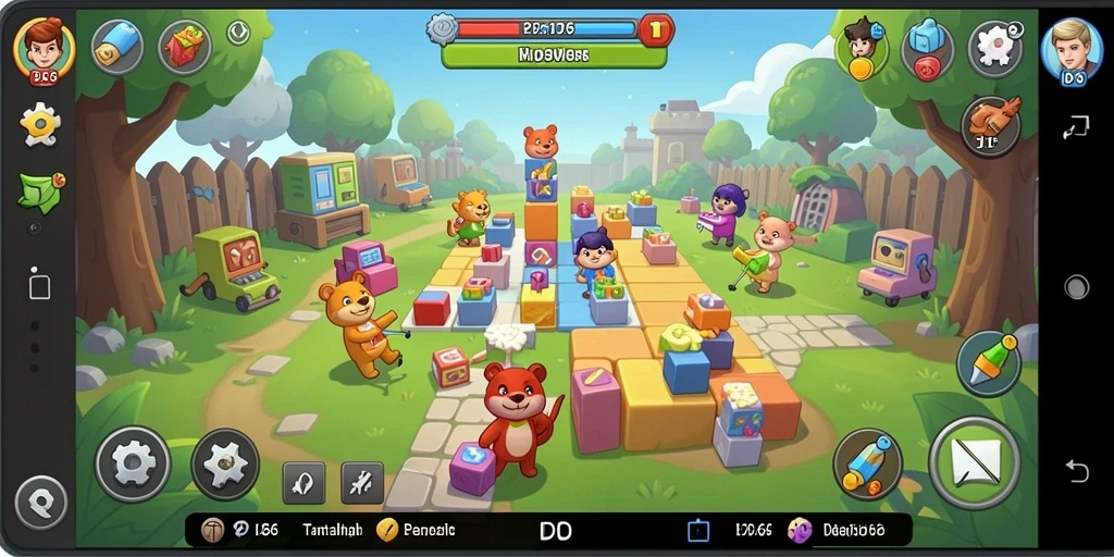 Screenshot gameplay ID66 menunjukkan tingkat kesulitan yang menantang.