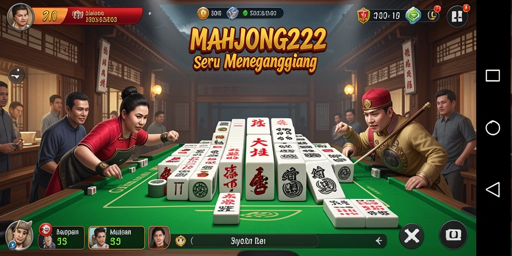 Tangkapan layar gameplay balapan seru di MAHJONG222.