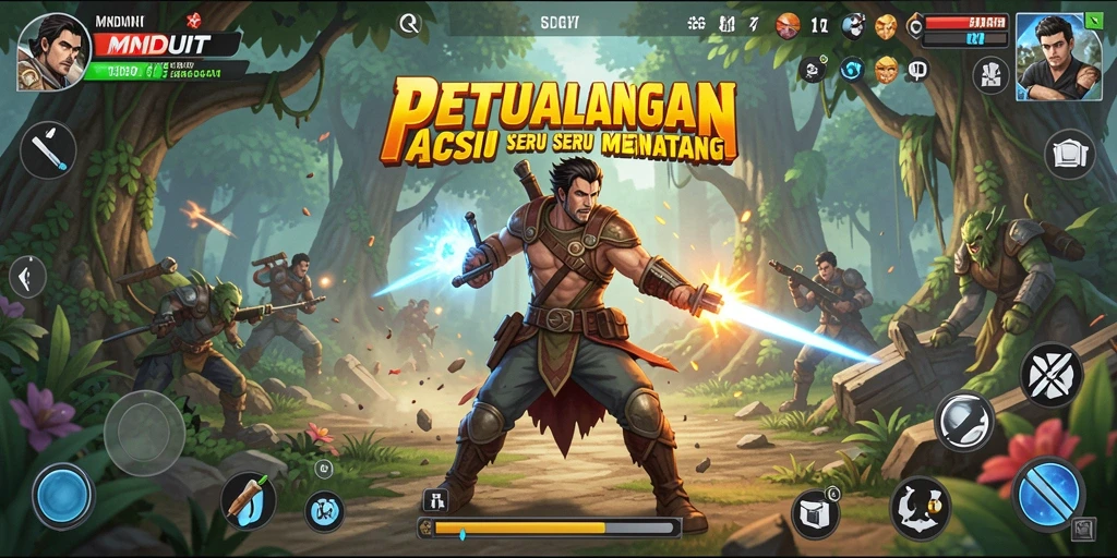 Screenshot gameplay <strong>MNDUIT</strong> menampilkan aksi seru dan mendebarkan.