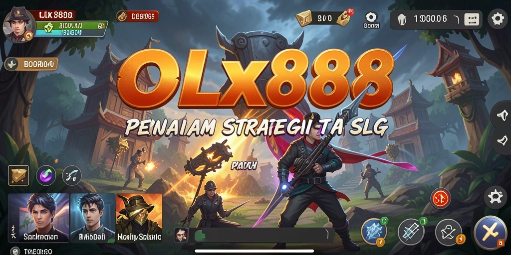 Tampilan gameplay menakjubkan dari OLX888 yang menonjolkan strategi mendalam.