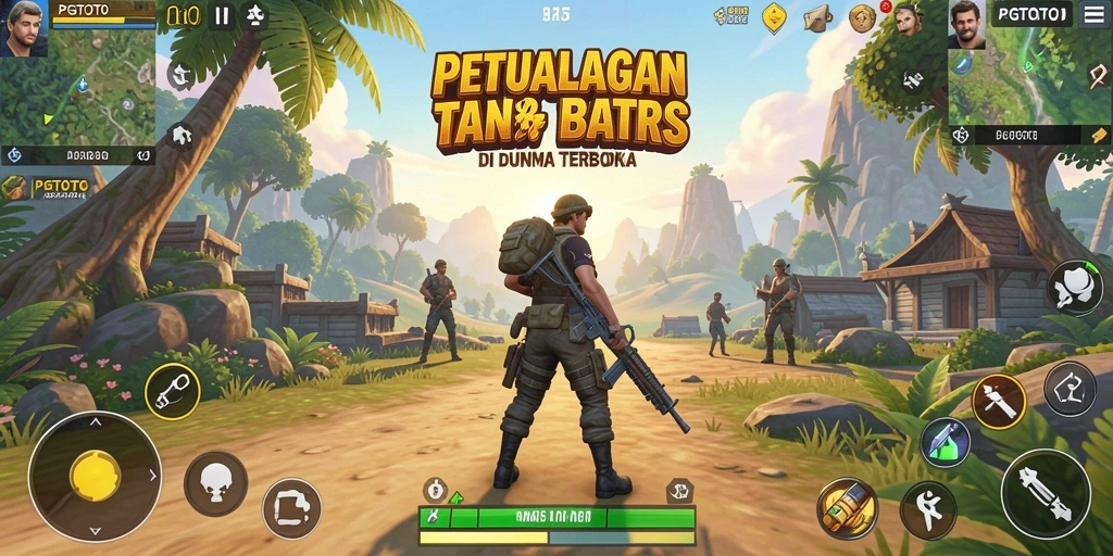 Tangkapan layar utama PGTOTO menunjukkan aksi mendebarkan di dunia terbuka.