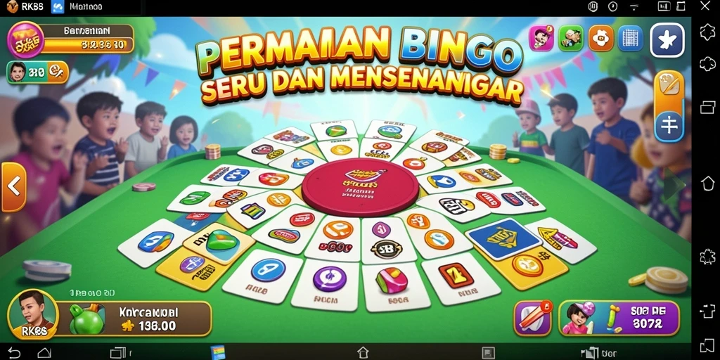 Gameplay seru dalam aplikasi Bingo RK88.