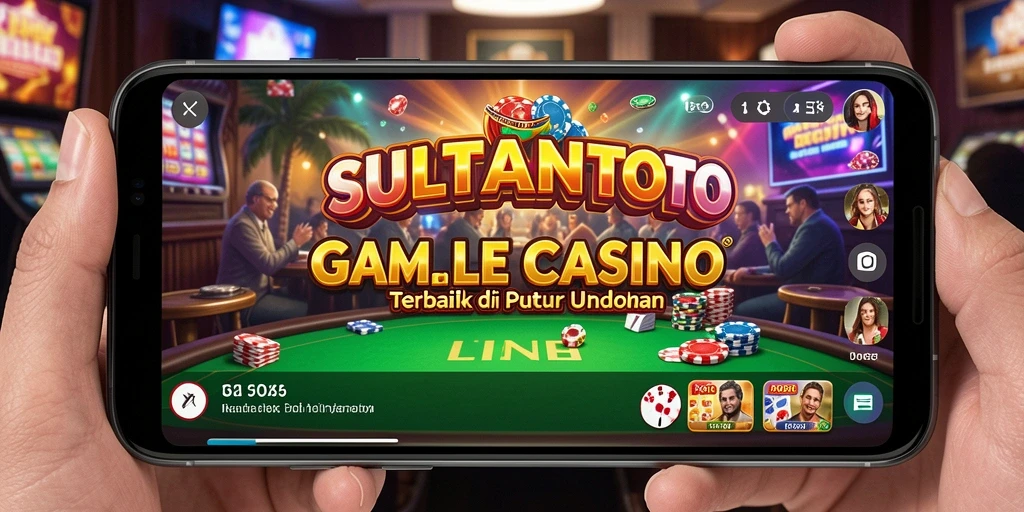 Screenshot SULTANTOTO menampilkan dealer langsung dan permainan yang menarik.